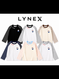 Hello Kitty Striped Raglan Long Sleeve T-Shirt – Unisex Oversized Cotton Casual Top